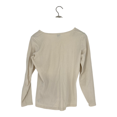 Kaiko waffle shirt, cream | woman M