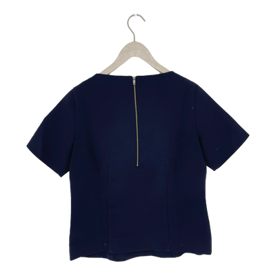 COS shaped t-shirt, dark blue | woman 40