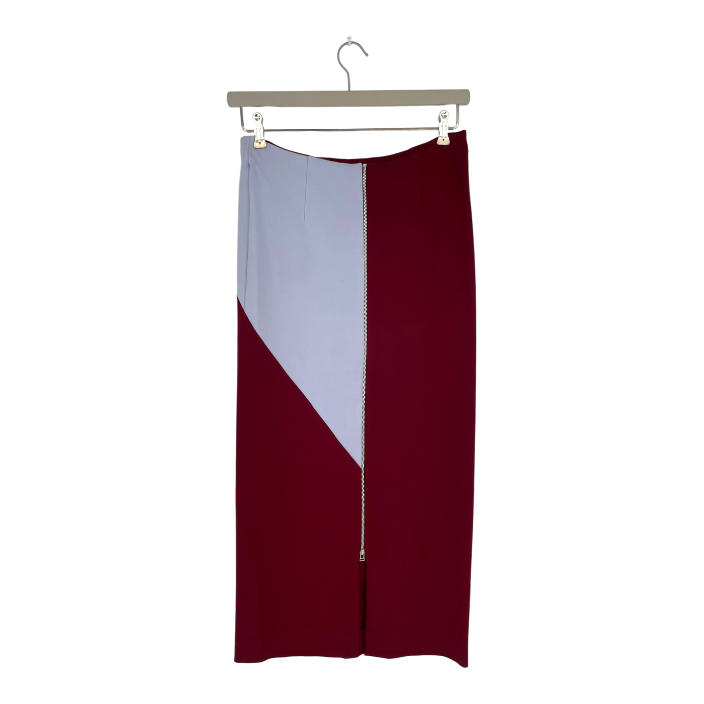 Studio Heijne workday skirt, burgundy/blue | woman XS