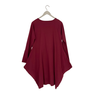 Papu kanto dress, burgundy | woman L