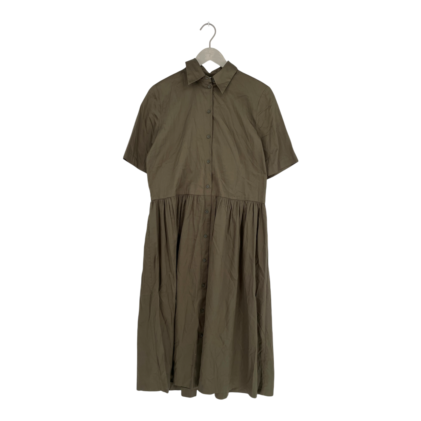 & Other Stories ss dress, olive green | woman 38