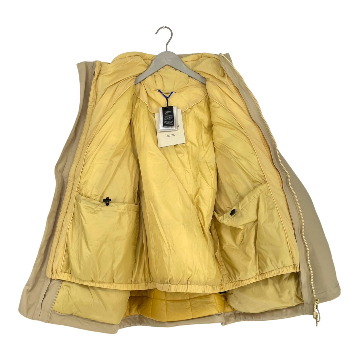 Embassy of Bricks and Logs glasgow modular coat, sand/yellow | unisex L
