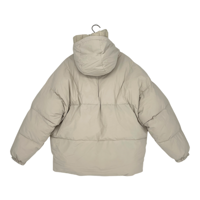 Embassy of Bricks and Logs belmont puffer jacket, sand | unisex L
