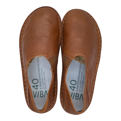 VIBAe Zuma leather shoes, cognac brown | 40
