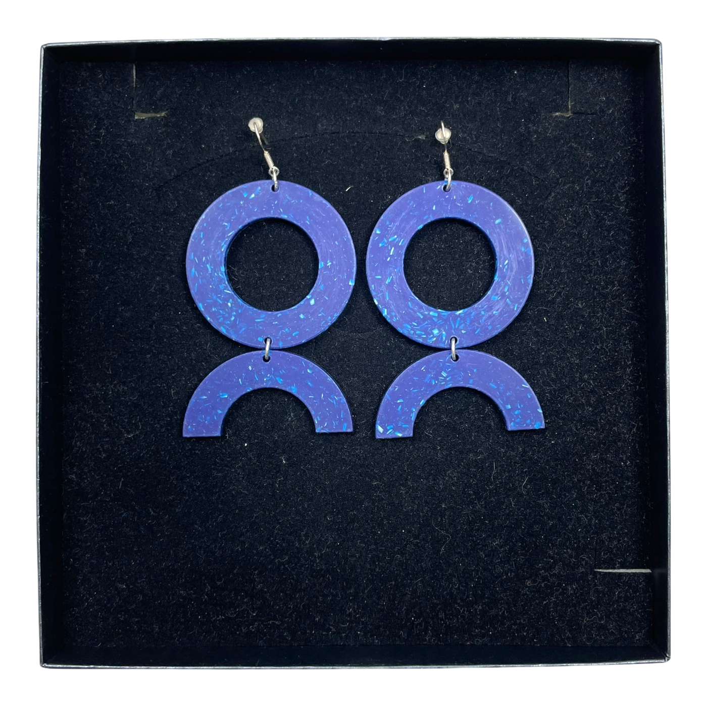 Papu earrings, blue | onesize