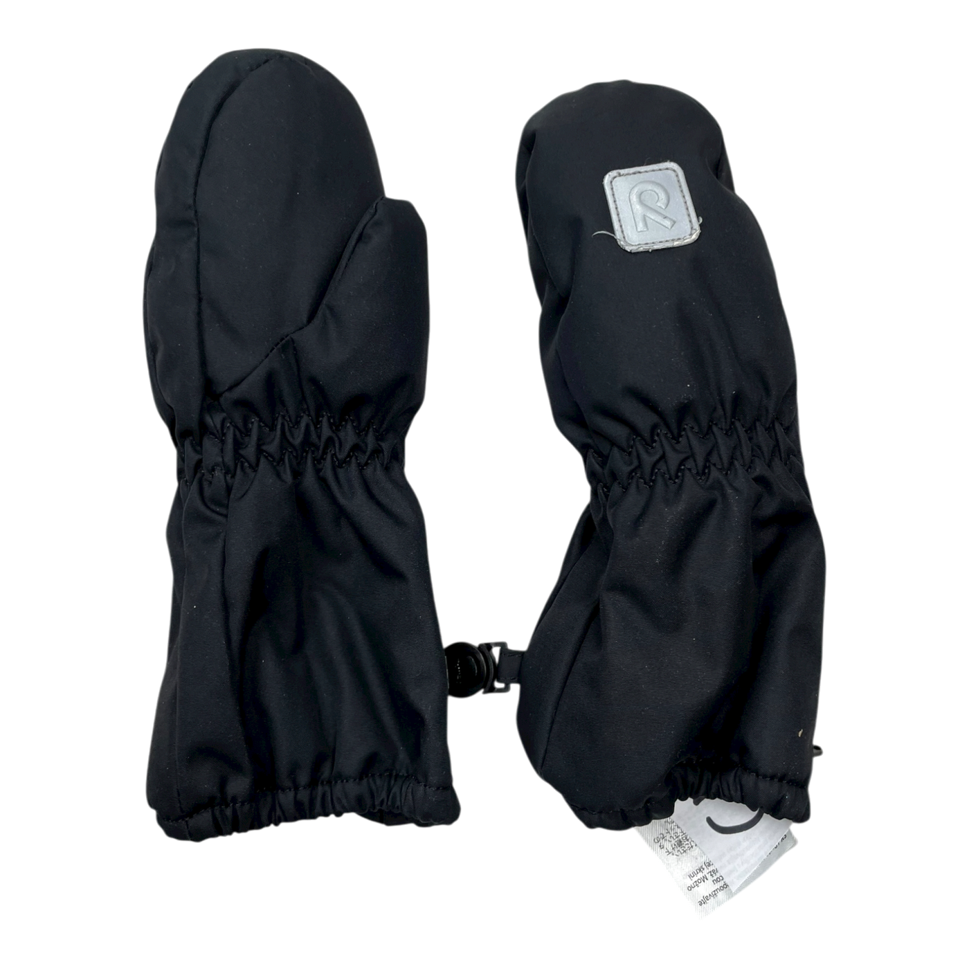 Reima tassu winter gloves, black | 6-18m