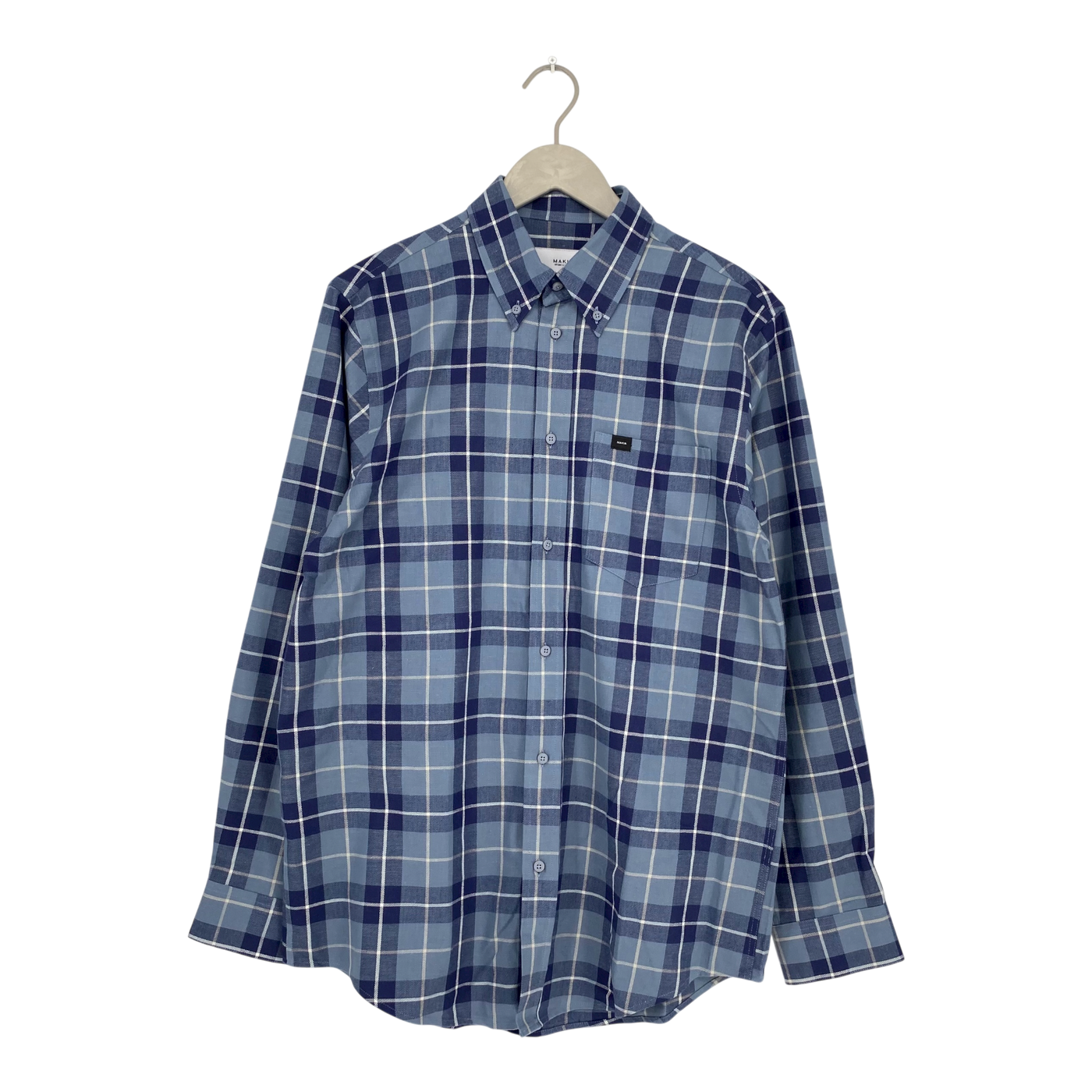 Makia rational woven shirt, blue | man M
