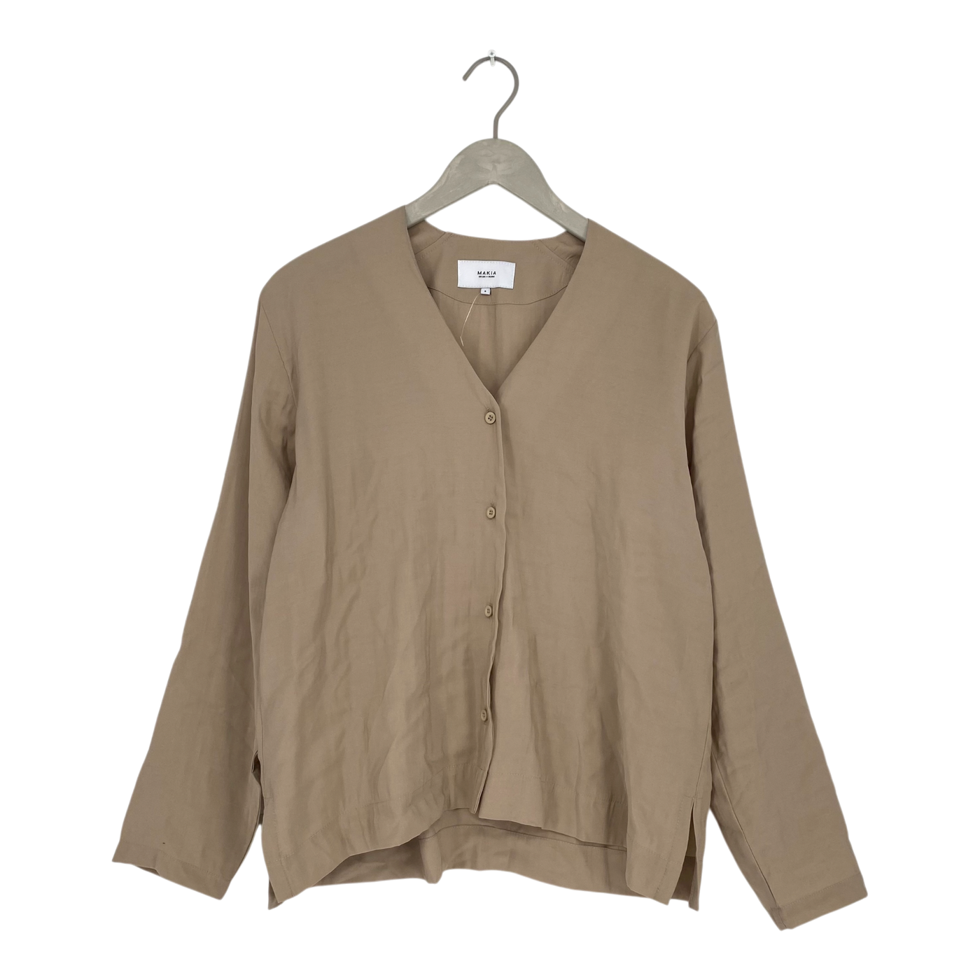 Makia button blouse, wheat | woman S