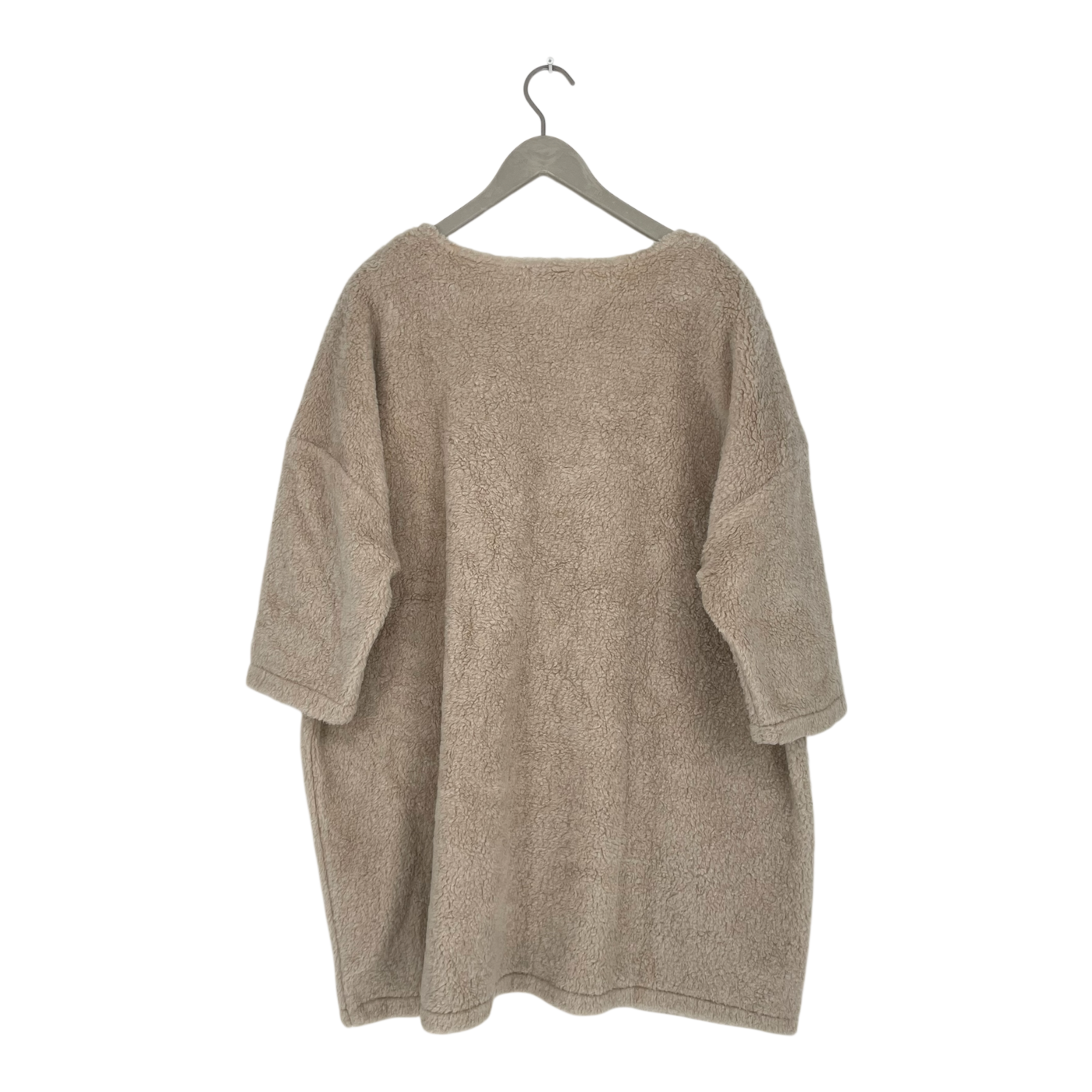 R/H Studio teddy tunic, tan | woman onesize