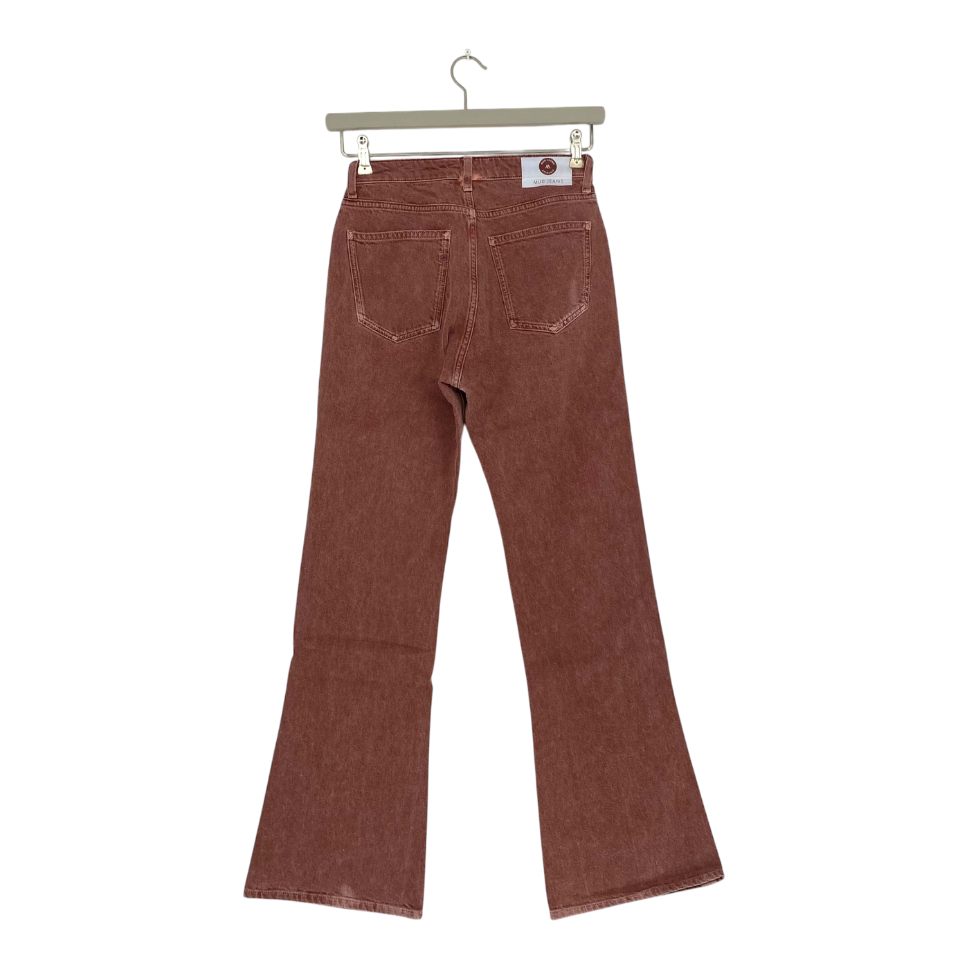 Mud Jeans isy flared jeans, terracotta | woman 26/32