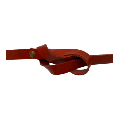 Scilla knot belt, fire brick | onesize