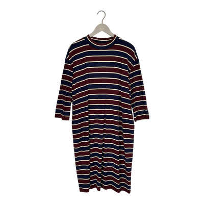 Falla ulappa long sleeve tricot dress, stripes | woman S