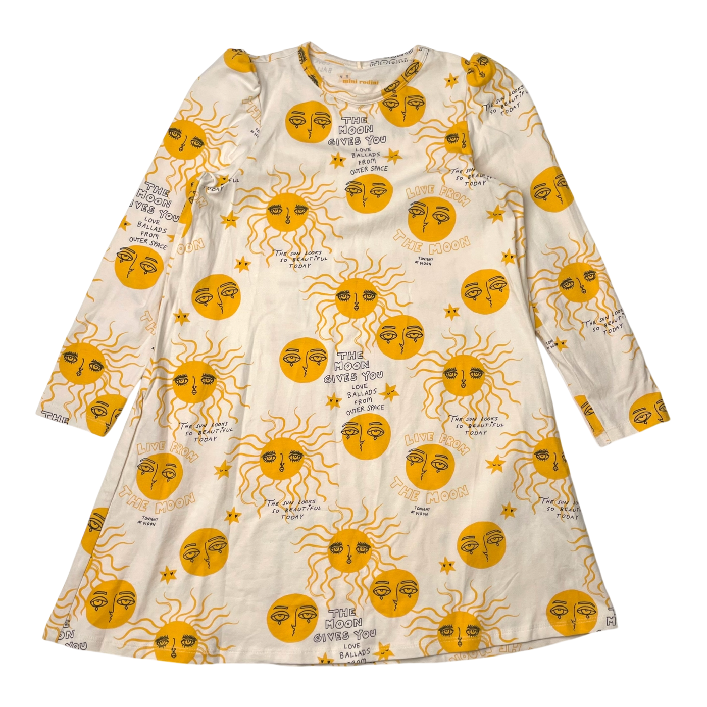 Mini Rodini dress, sun & moon | 128/134cm