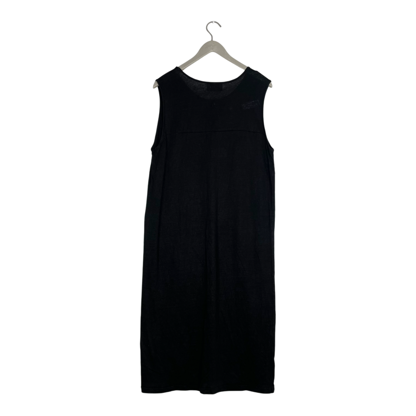 R/H linen tank dress, black | woman XS