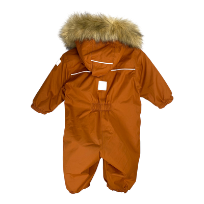 Reima gotland winter overall, caramel brown | 74cm