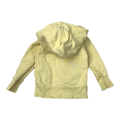 Gugguu zipper hoodie, lemon | 92cm