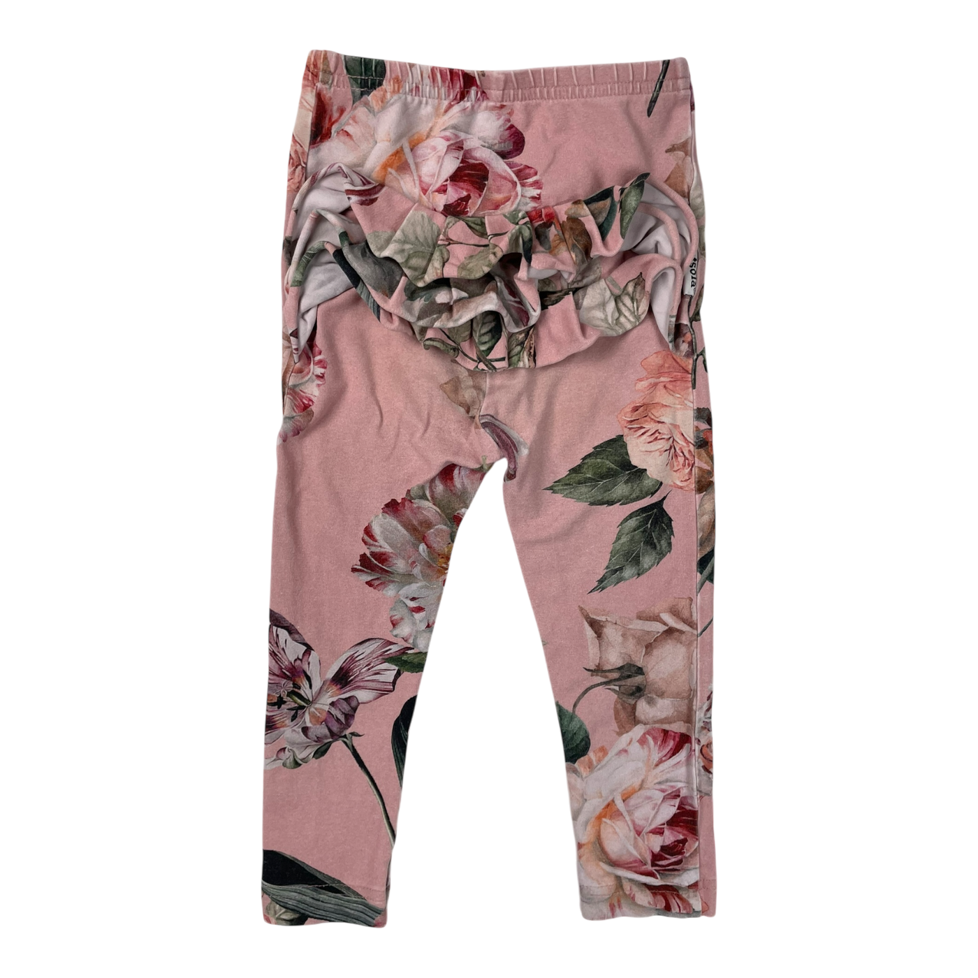 Metsola frill leggings, roses | 86cm