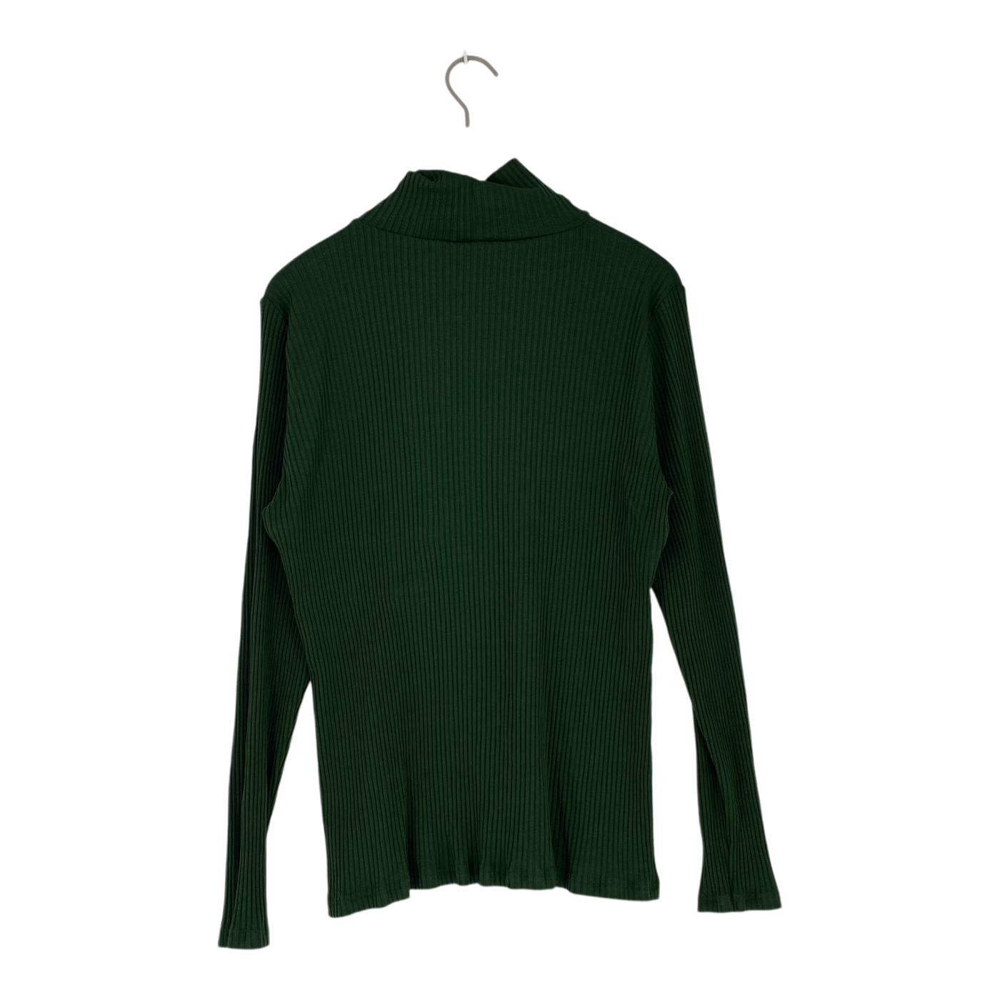 Riva Clothing rib turtleneck shirt, midnight green | woman XXXL