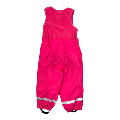 Reima loiske rain pants, bright pink | 86cm