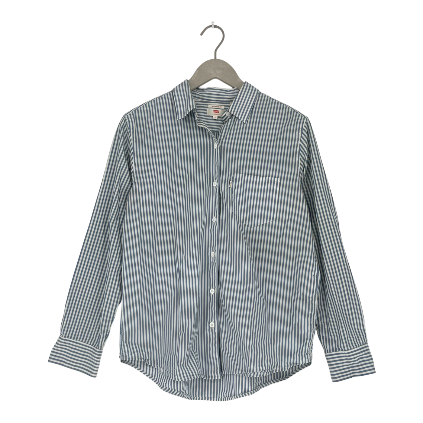 Levi's collar shirt, stripe | woman M