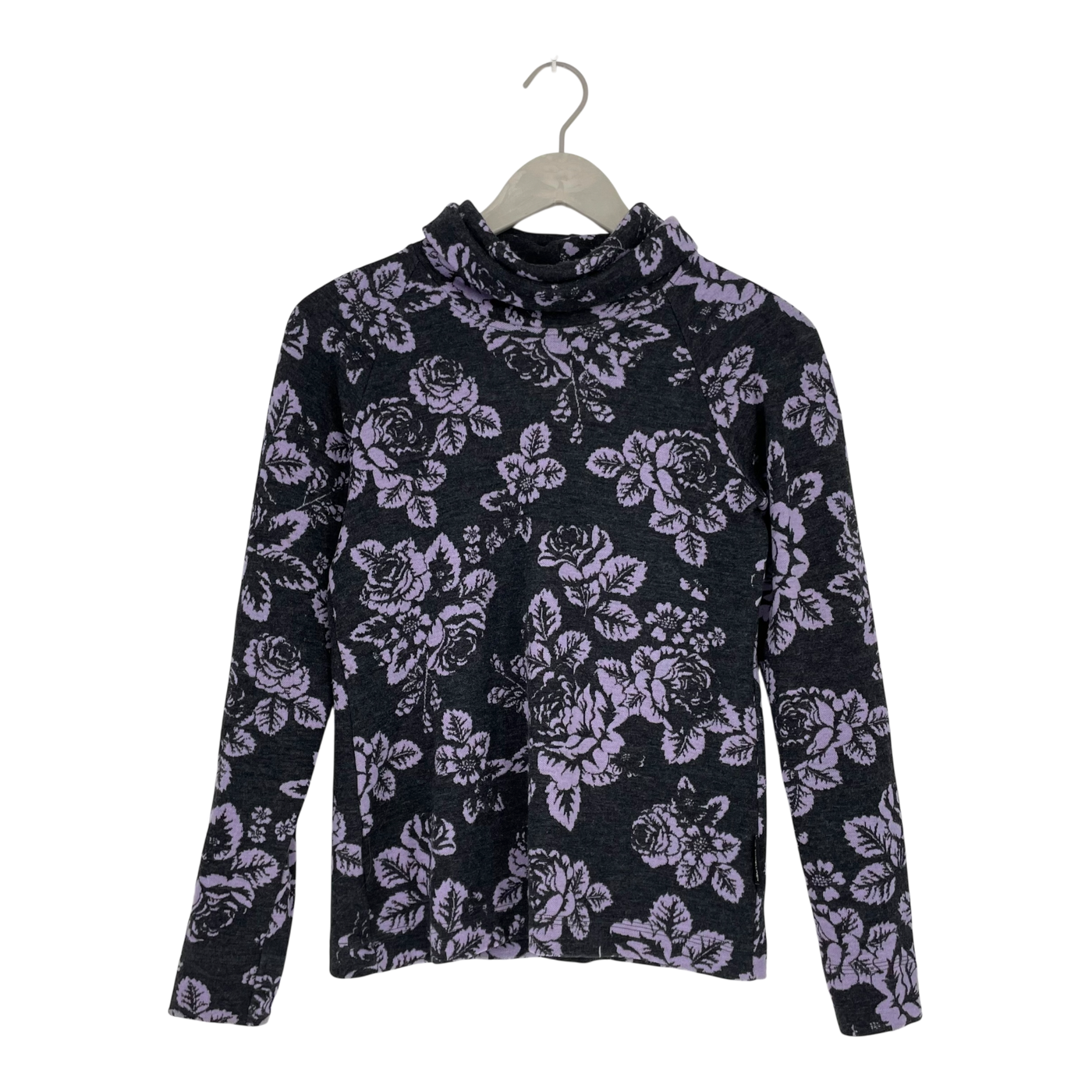 Ommellinen merino turtleneck sweater, flower | woman XS