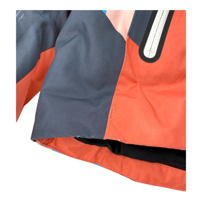 Reima frost winter jacket, blue/orange | 152cm