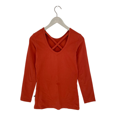 Kaiko cross shirt, burnt orange | woman XS