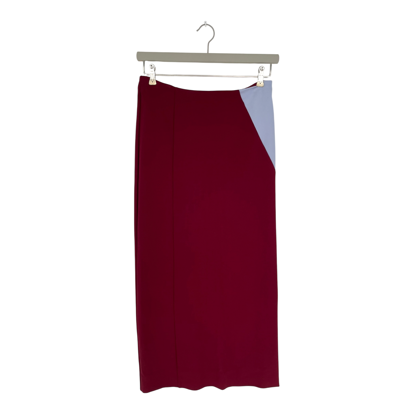 Studio Heijne workday skirt, burgundy/blue | woman XS