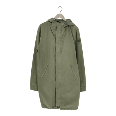 R-collection parka jacket, moss green | woman M