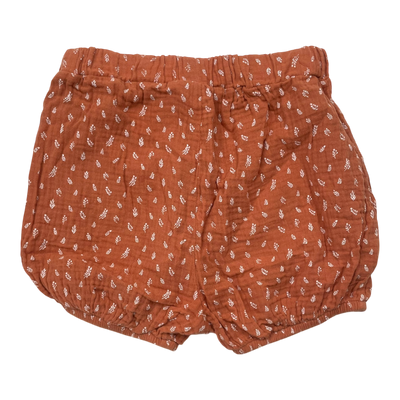 Kaiko puff shorts, vintage leaf | 110/116cm