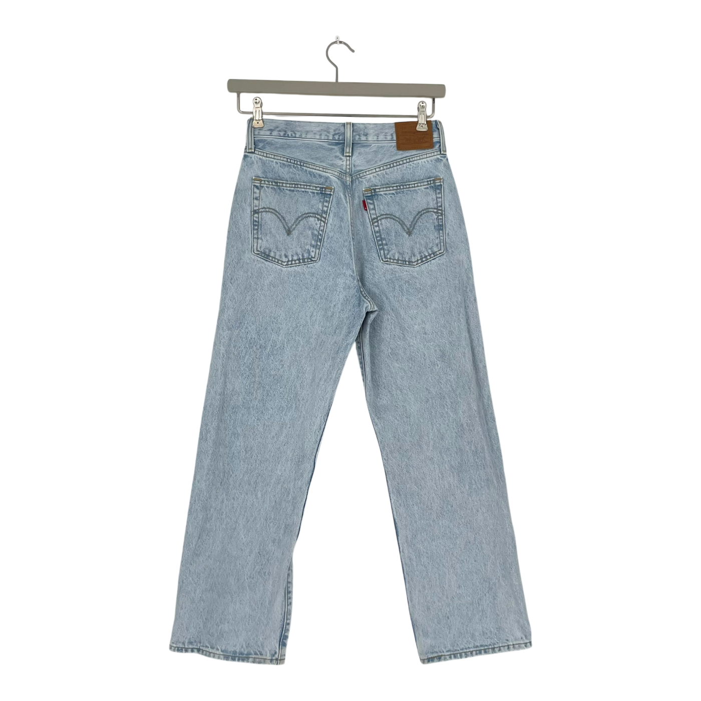 Levi's ribcage straight ankle jeans, washed denim | woman W28