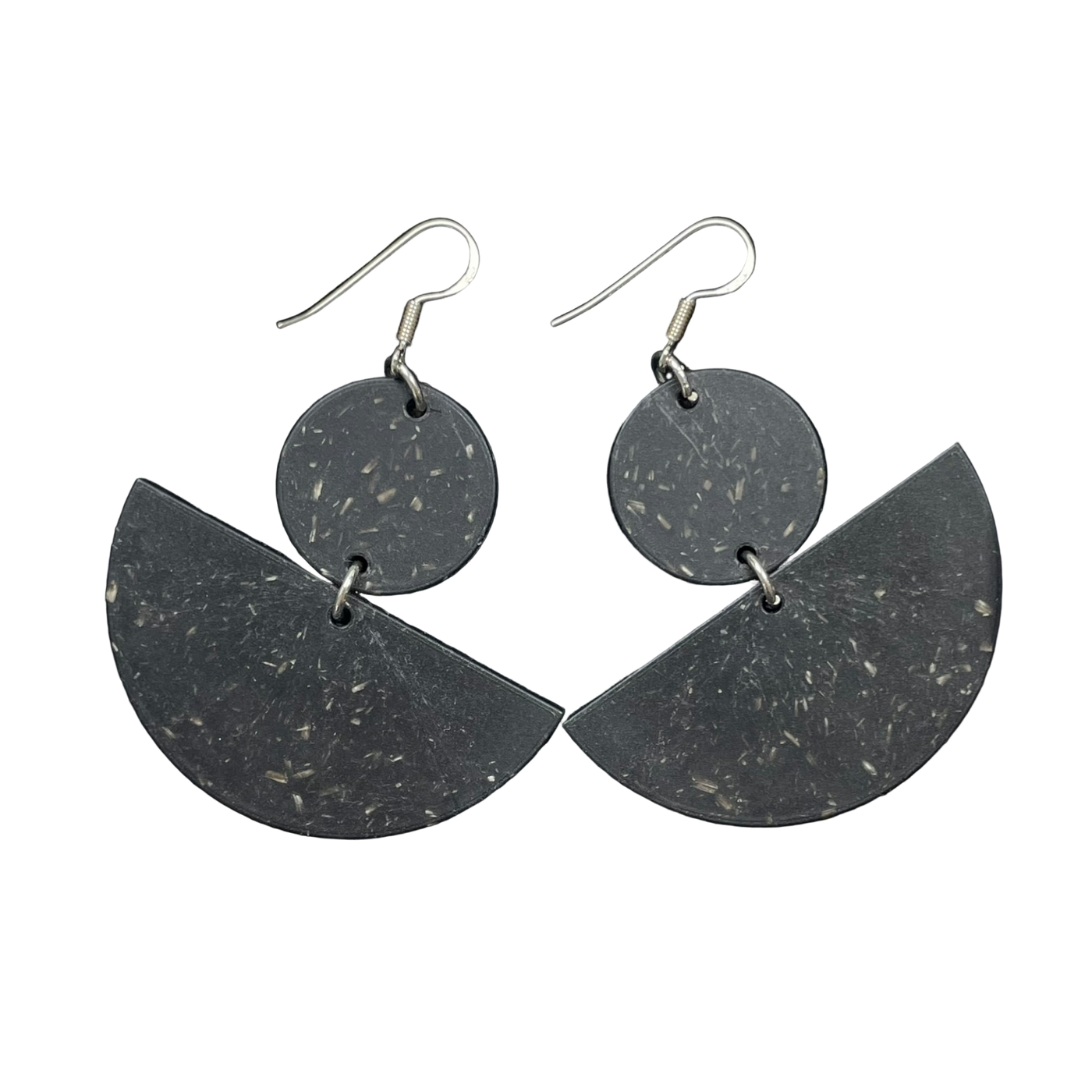 Papu beans earrings, black | onesize