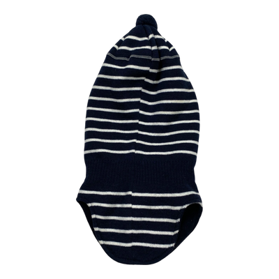 Polarn O. Pyret merino balaclava, stripes | 56/58cm