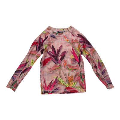 Molo UV swim shirt, flowers | 98/104cm