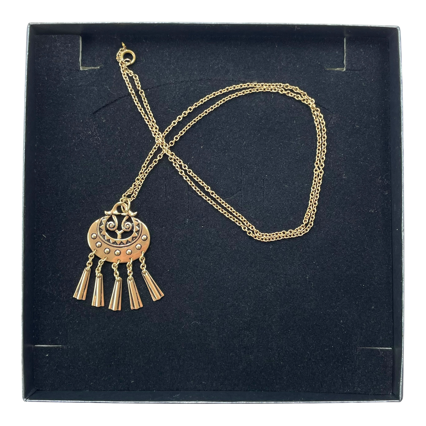 Kalevala Koru small kuutar necklace, bronze