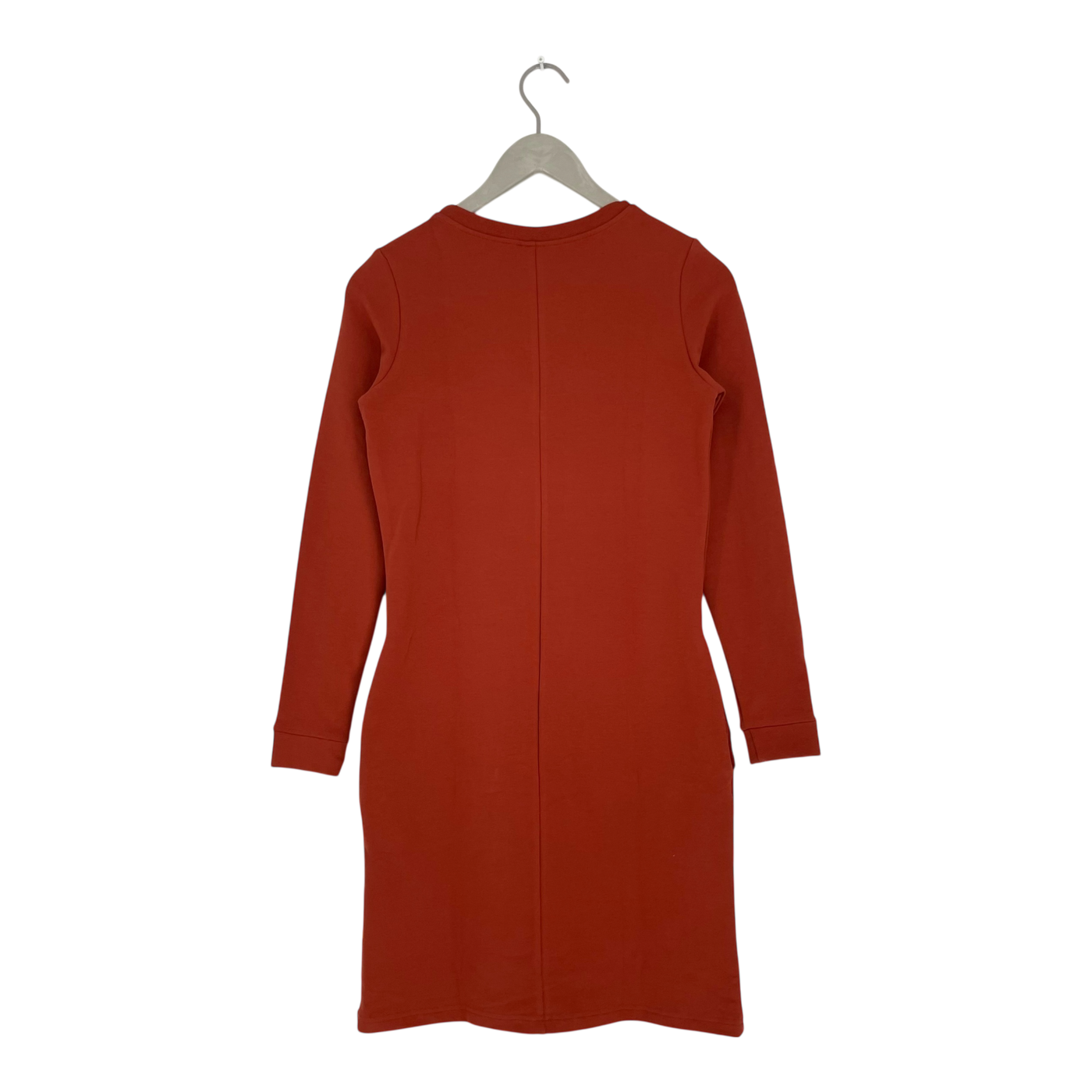 Kaiko ruffle sweat dress, rust | woman XS