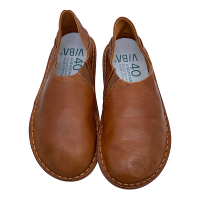VIBAe Zuma leather shoes, cognac brown | 40