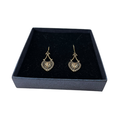 Kalevala Koru helinä earrings, bronze