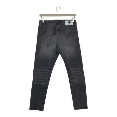 Mud Jeans rick mid slim jeans, authentic black | man 31/32