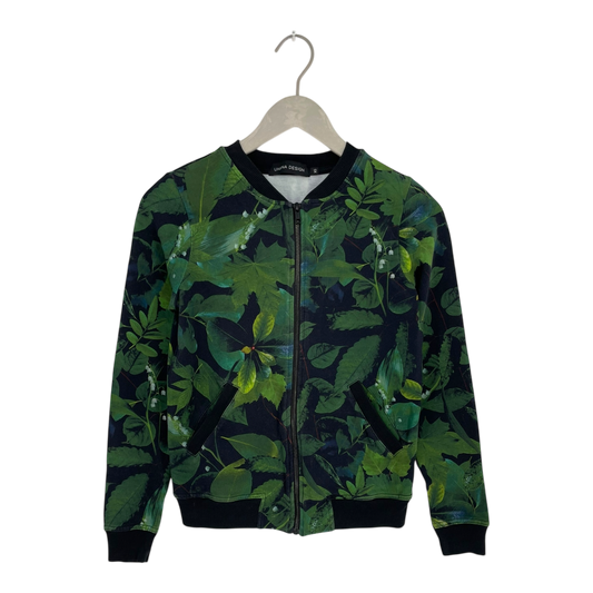 Uhana sweat jacket, leafs | woman XS