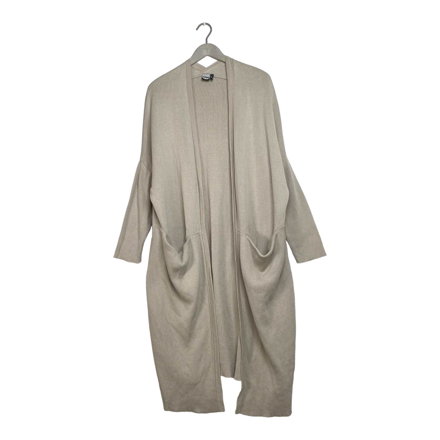 Papu long split cardigan, almond | woman XS/S