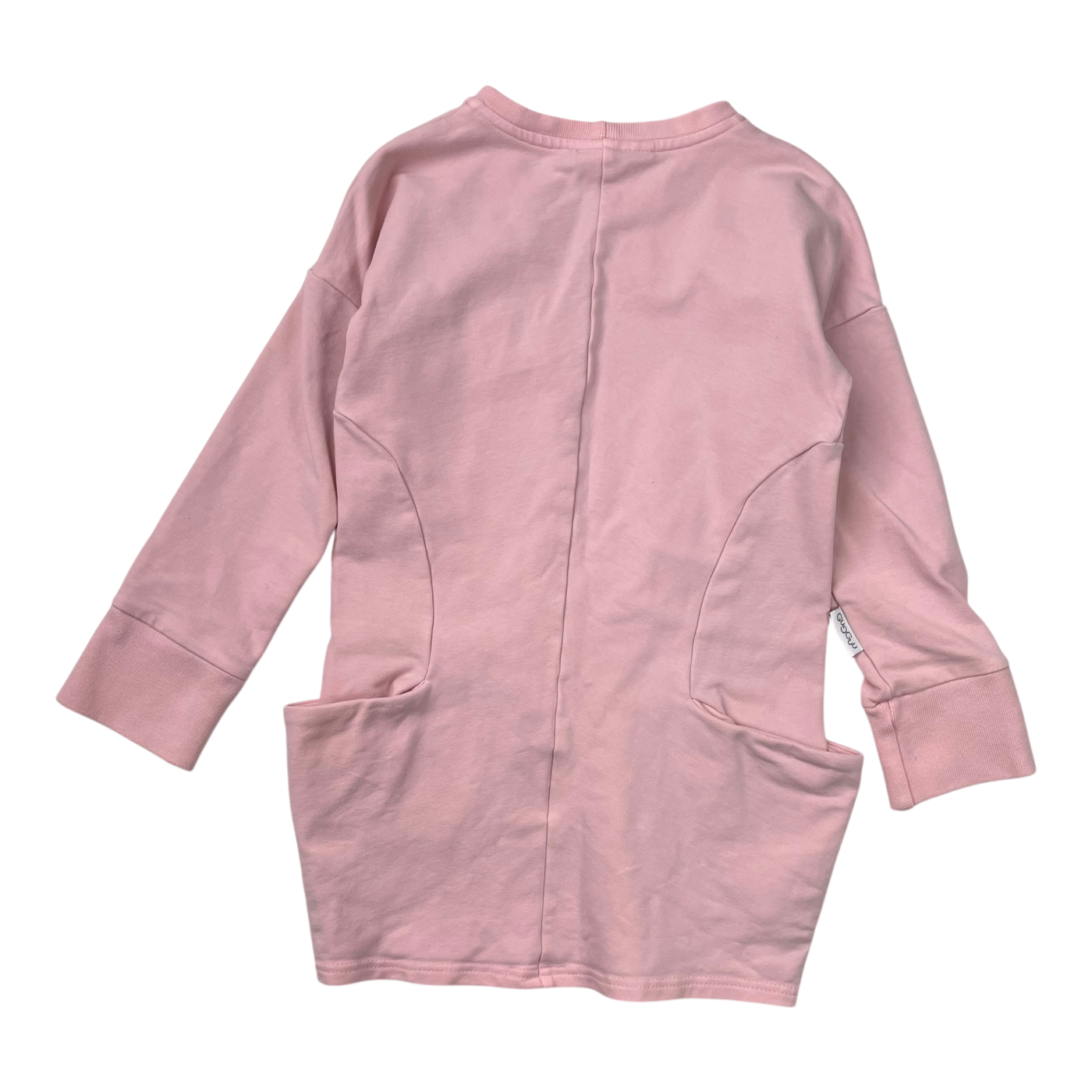 Gugguu pocket dress, pink | 116cm