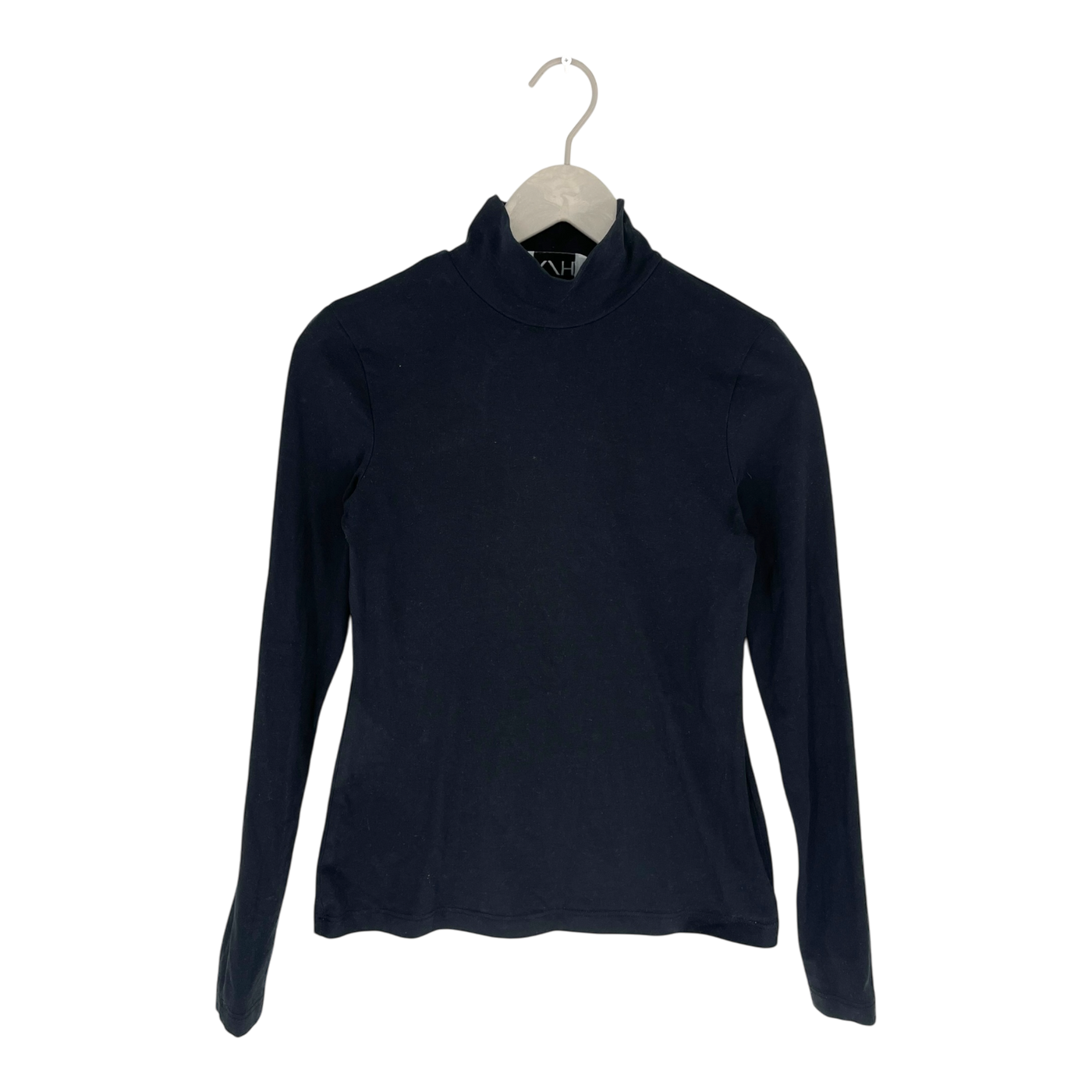 R/H Studio turtleneck tricot shirt, black | woman S