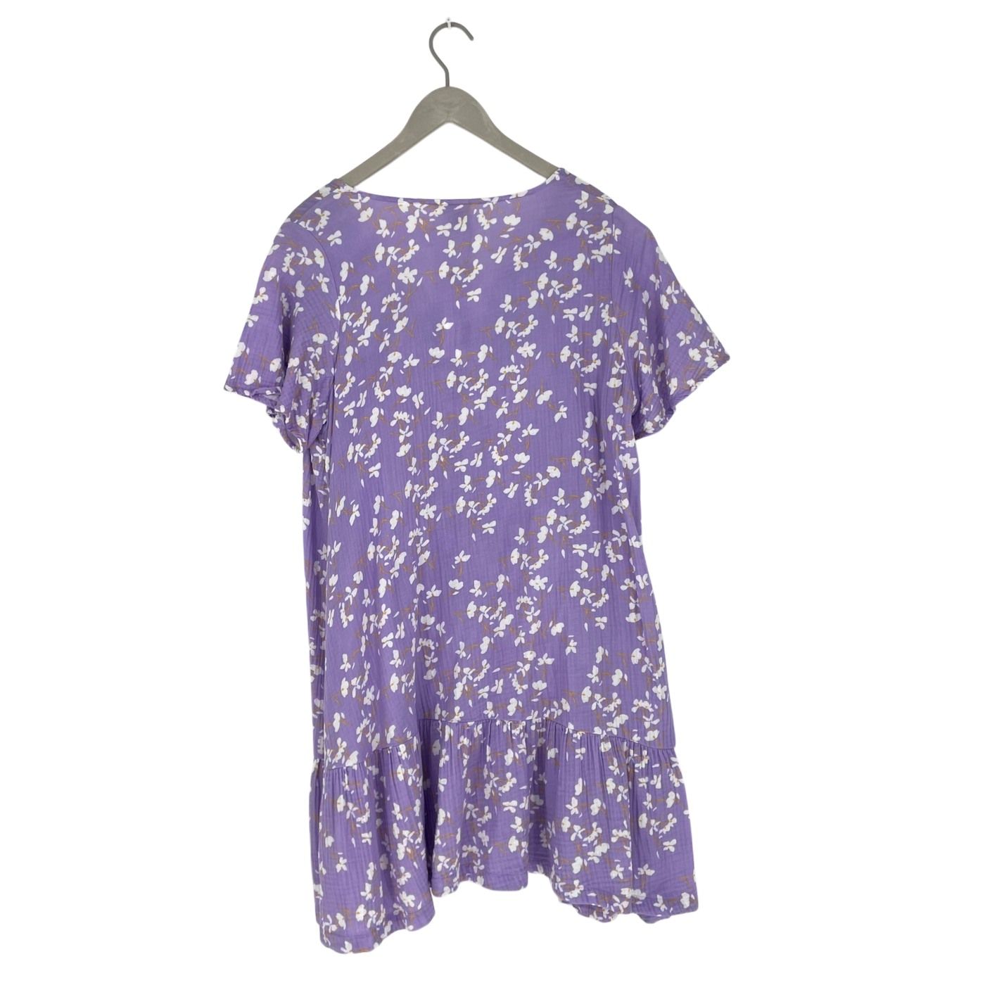 Kaiko muslin frill button dress, lavender bloom | woman M