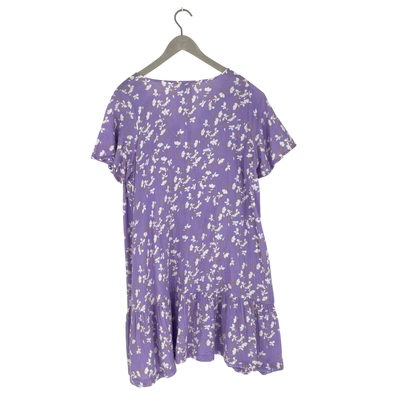 Kaiko muslin frill button dress, lavender bloom | woman M