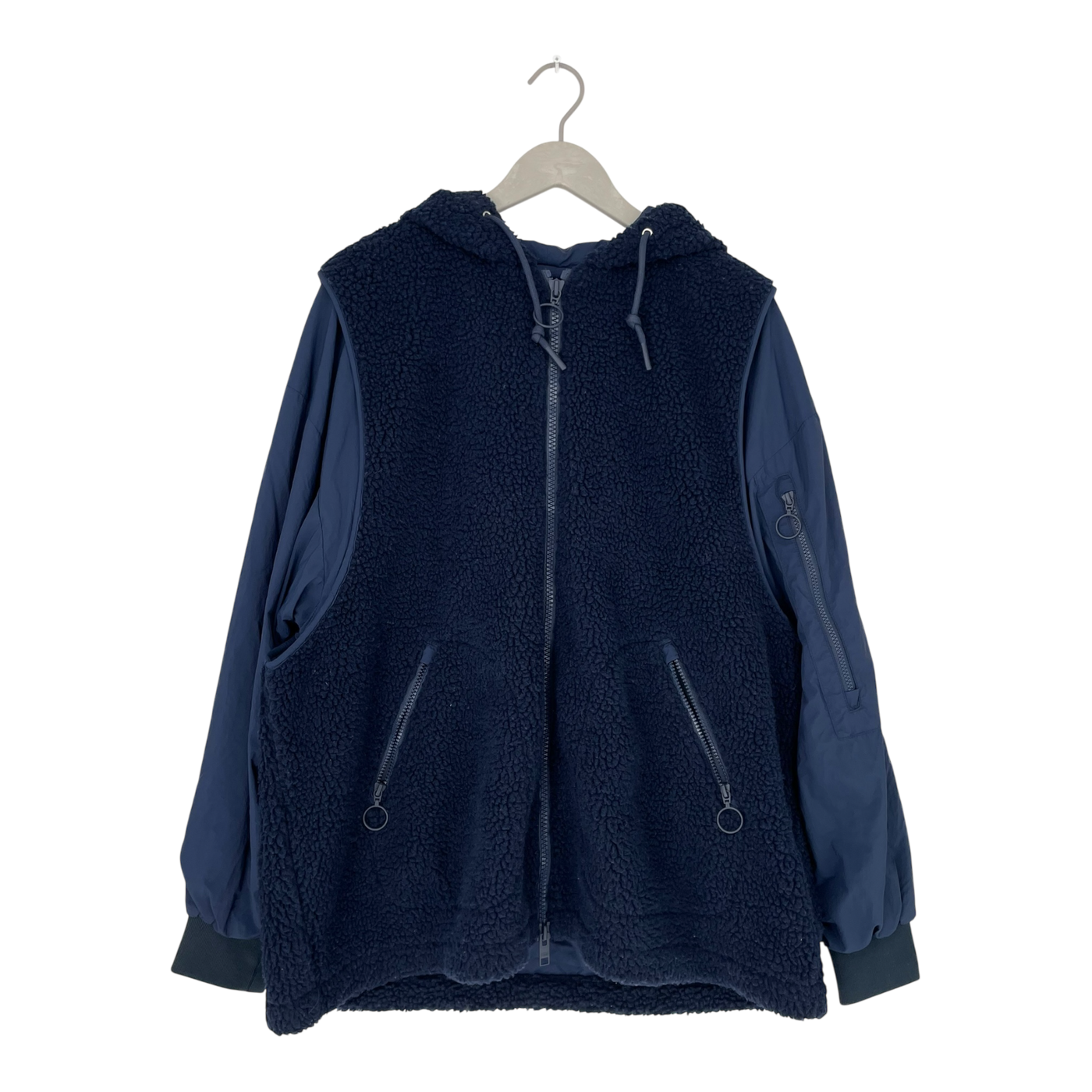 Embassy of Bricks and Logs rubi coach jacket, navy blue | unisex S