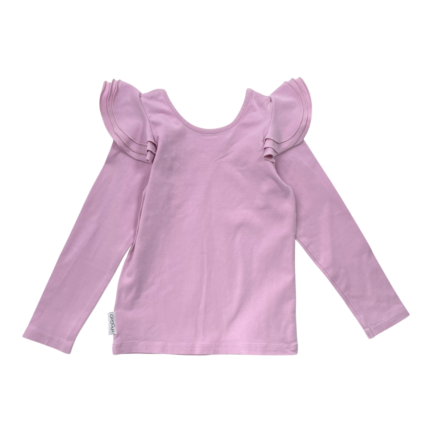 Gugguu frill shirt, pink | 104cm