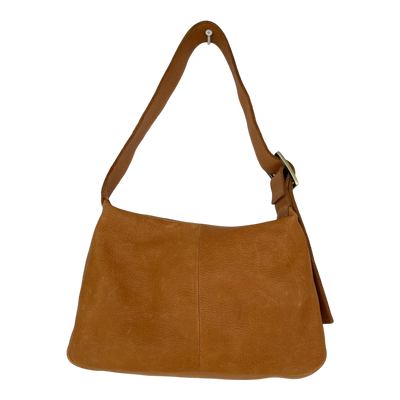 Holzrichter leather shoulder bag, caramel