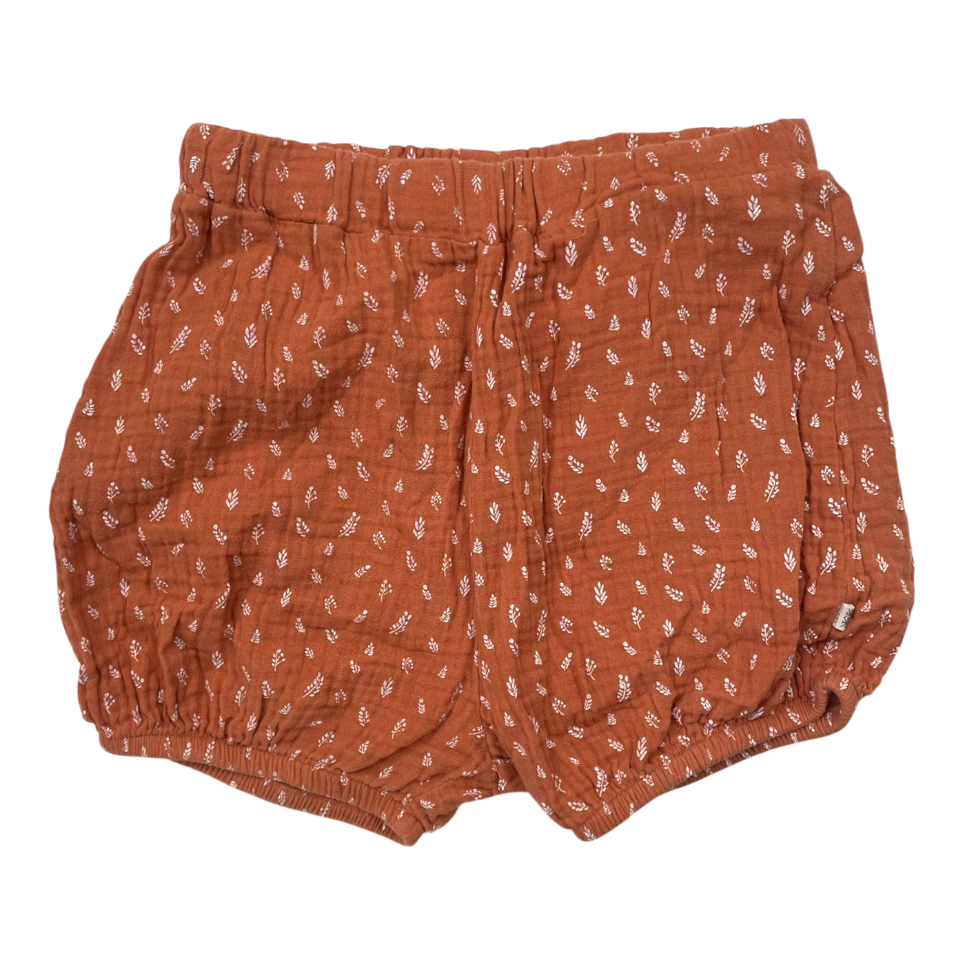 Kaiko puff shorts, vintage leaf | 110/116cm
