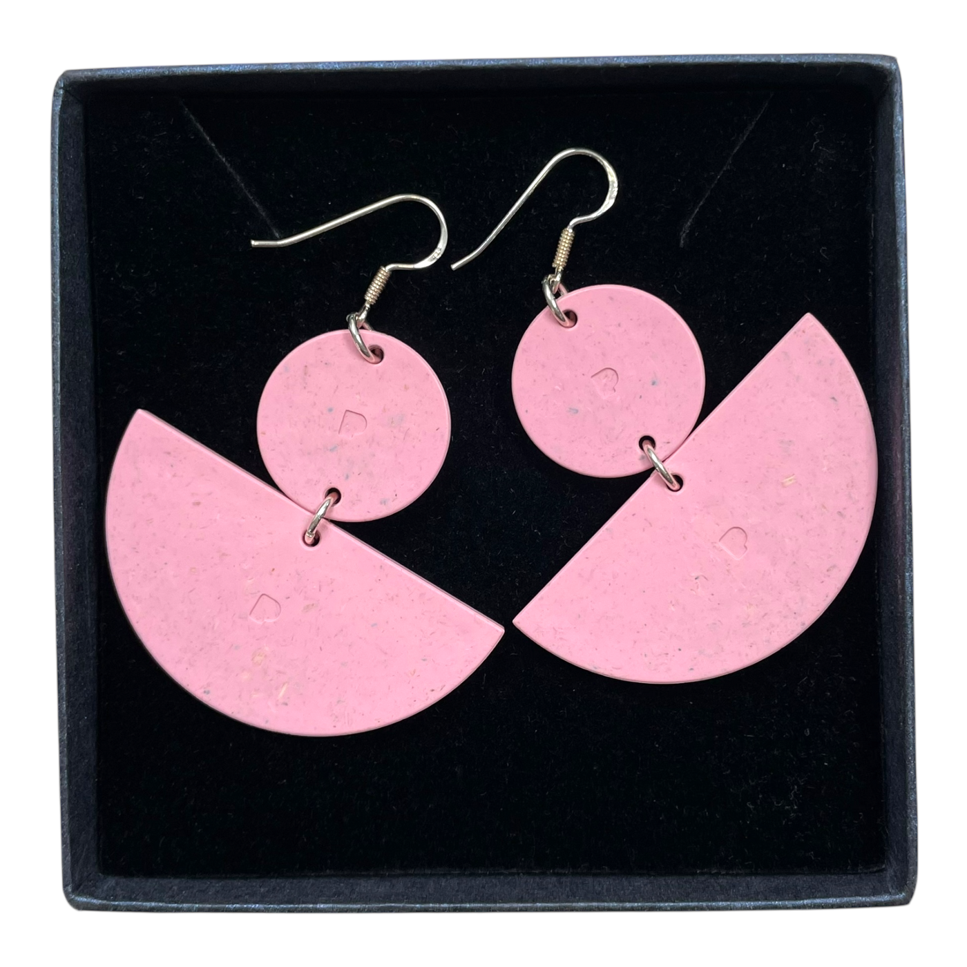 Papu beans earrings, pink | onesize
